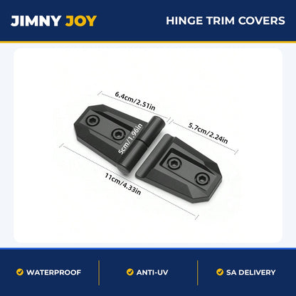 Jimny Door & Hood Hinge Trim Covers (2 Pack) 🔩