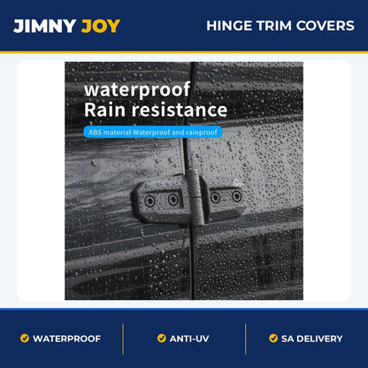 Jimny Door & Hood Hinge Trim Covers (2 Pack) 🔩