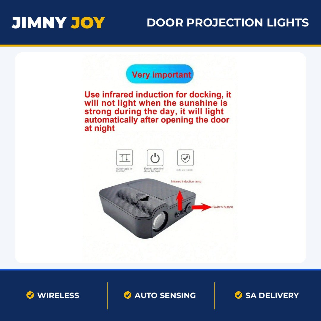 Jimny Suzuki Logo Door Projection Lights (2 Pack) 💡