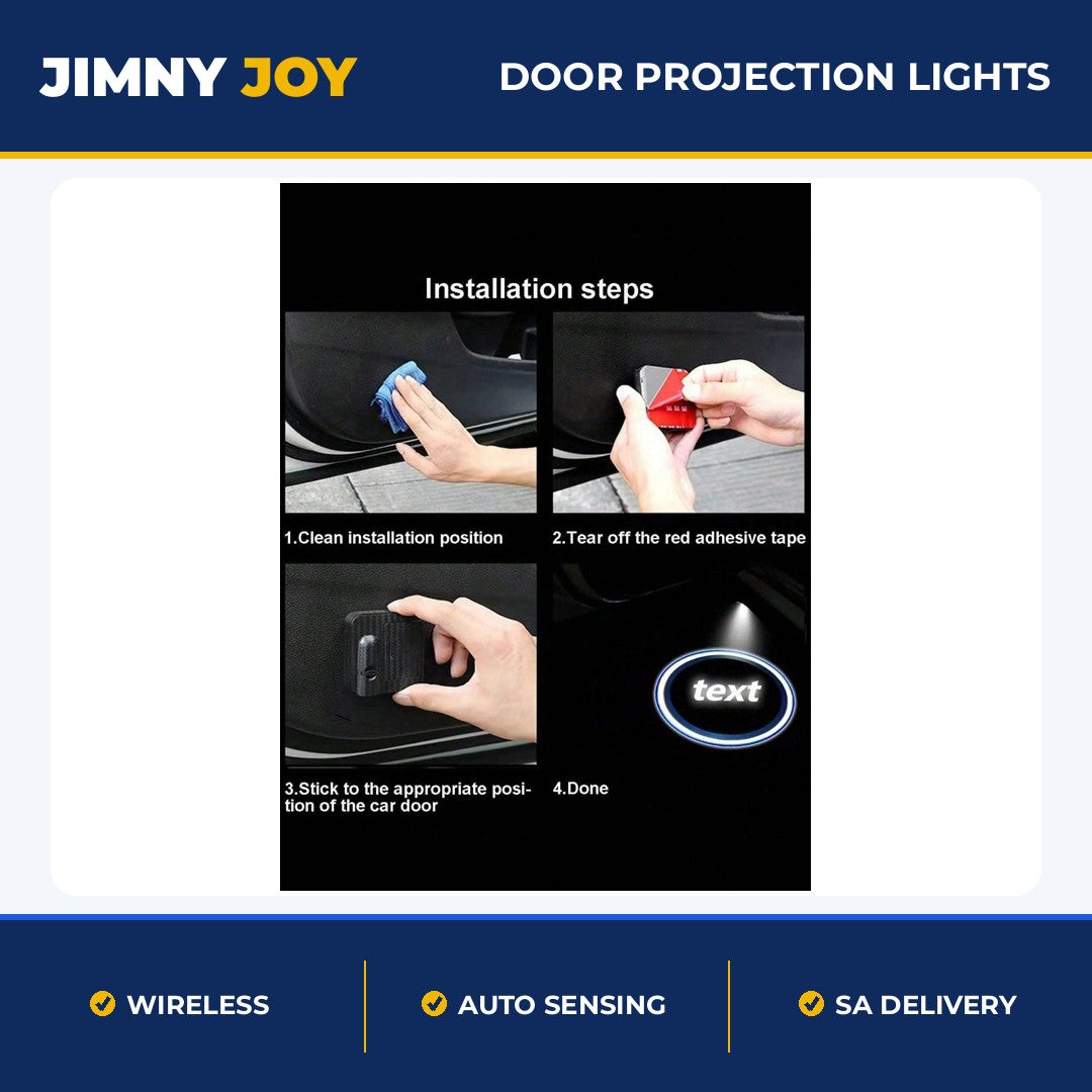 Jimny Suzuki Logo Door Projection Lights (2 Pack) 💡