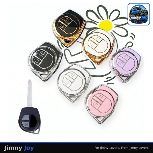 Jimny Joy Soft TPU Key Cover – Suzuki 2-Button 🔑