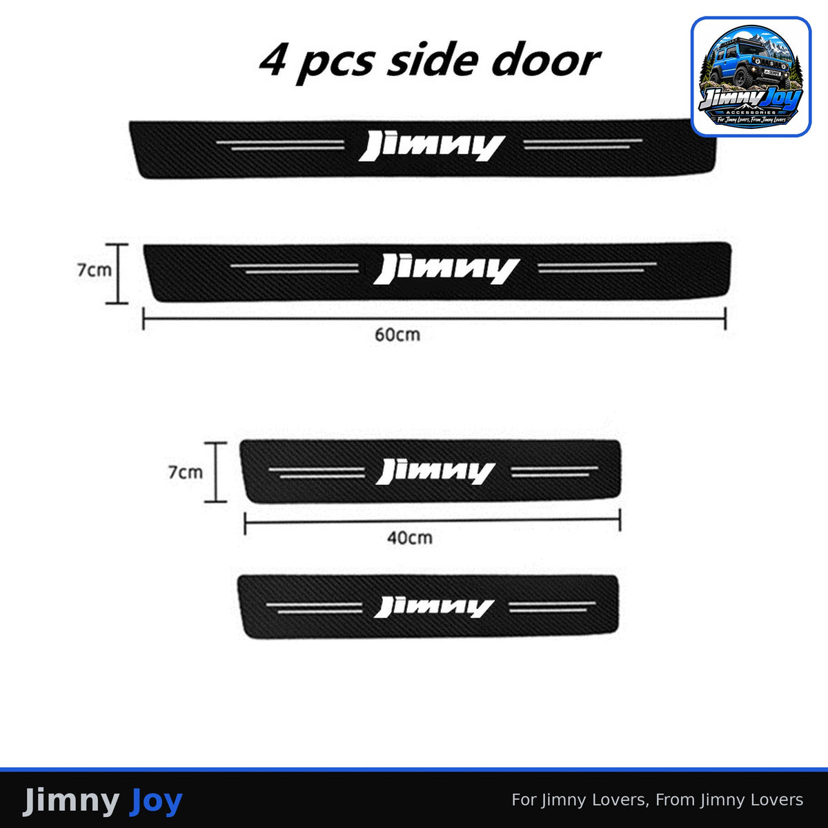 Jimny Joy Carbon Fibre Sill & Tailgate Protector Strips 🏁