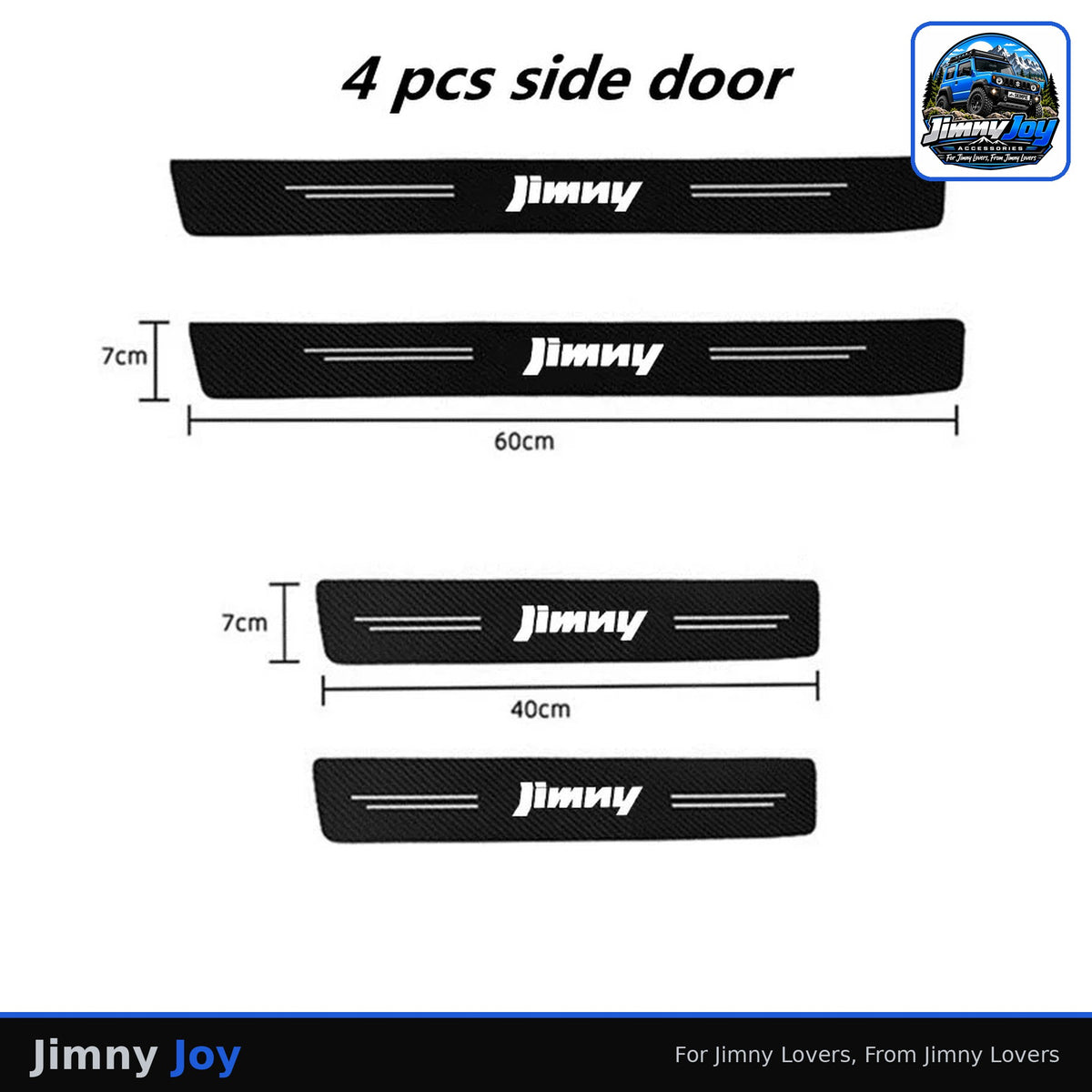 Jimny Joy Carbon Fibre Sill & Tailgate Protector Strips 🏁