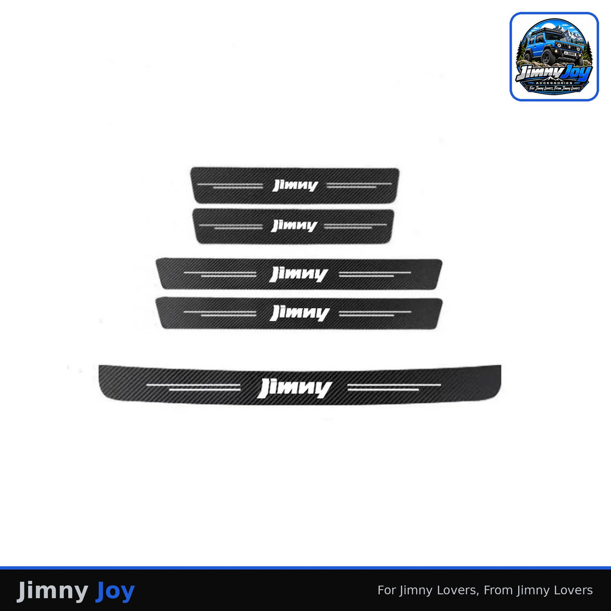 Jimny Joy Carbon Fibre Sill & Tailgate Protector Strips 🏁