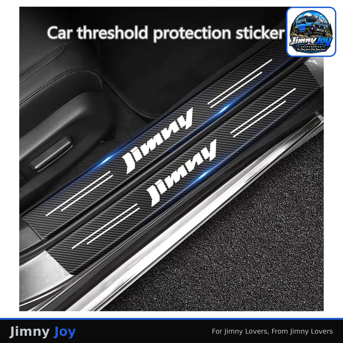 Jimny Joy Carbon Fibre Sill & Tailgate Protector Strips 🏁