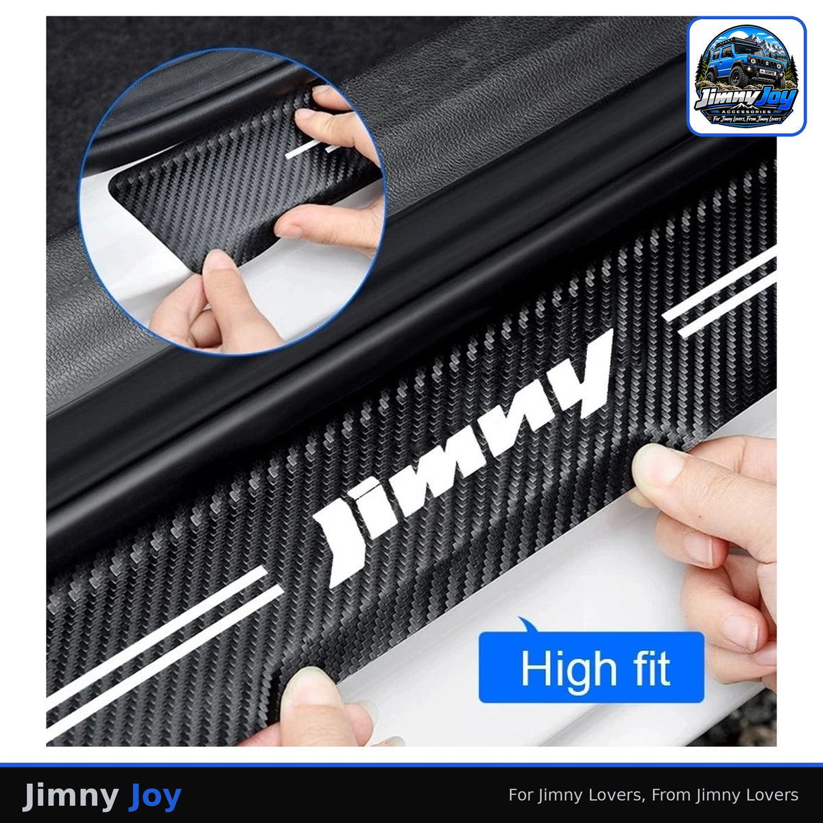 Jimny Joy Carbon Fibre Sill & Tailgate Protector Strips 🏁
