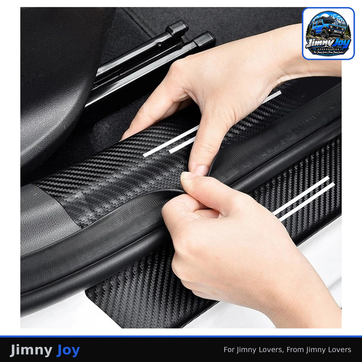 Jimny Joy Carbon Fibre Sill & Tailgate Protector Strips 🏁